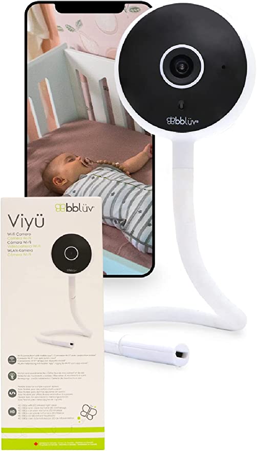 bbluv - Viyu: Smart WIFI Camera Baby monitor HD1080P, 2 Way Talk, mobile APP, Thermo & Humidity Night Vision