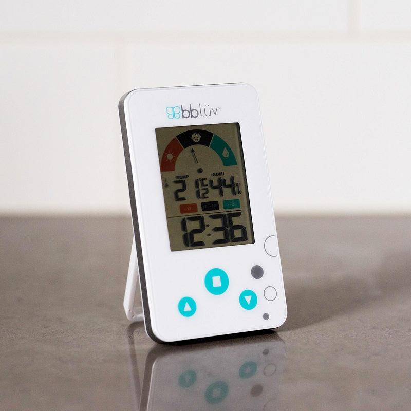 bbluv - Igro: 2 in 1 Digital Baby Room Thermometer/Hygrometer/Clock, Indoor Temperature Humidity Screen - bbluv in Australia