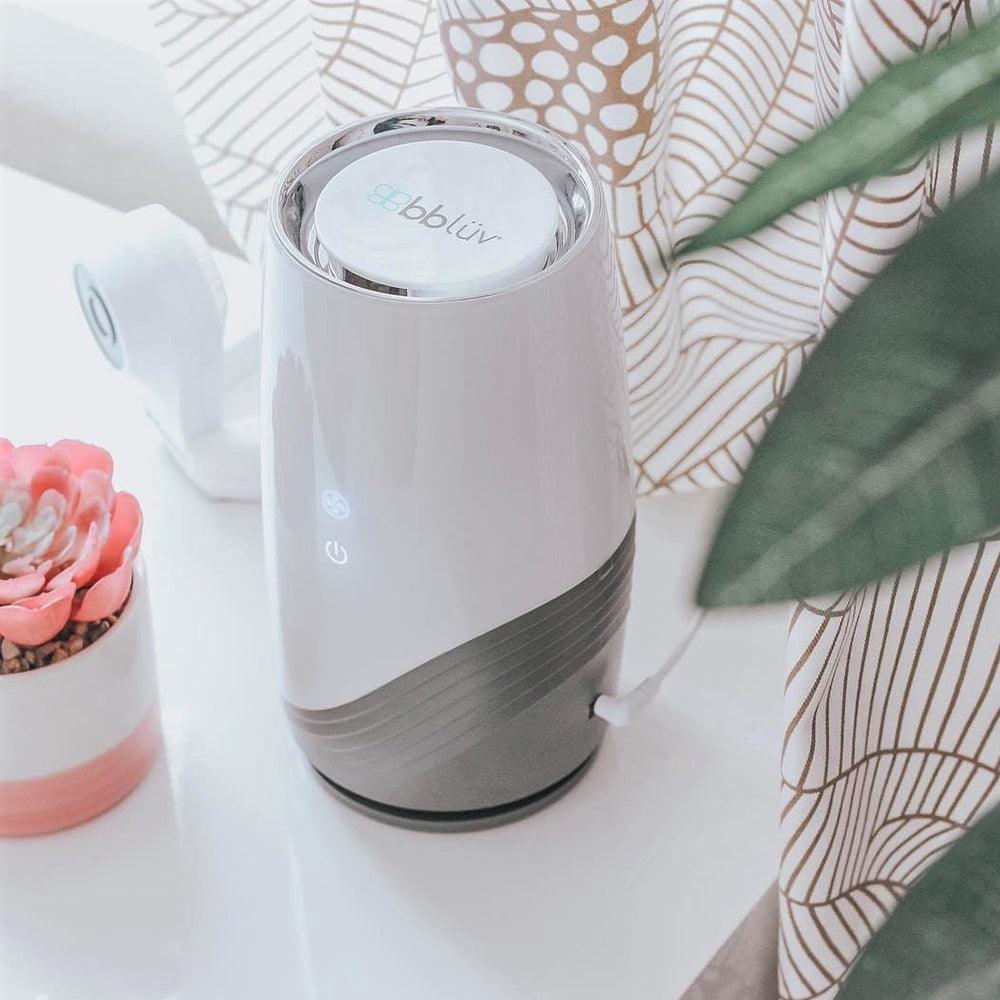 bbluv Pure: Air Purifier with HEPA Filters Removes 99.7% of Allergens & Pollutants, carbon and ionizing