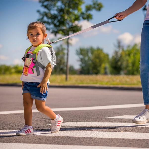 BBLUV Päk - Toddler Backpack with Adjustable Safety Reins and Harness (Aqua), Tether Strap Included