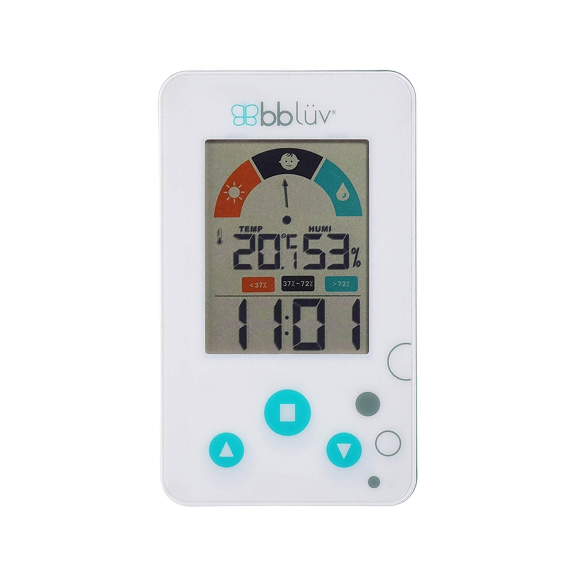 bbluv - Igro: 2 in 1 Digital Baby Room Thermometer/Hygrometer/Clock, Indoor Temperature Humidity Screen - bbluv in Australia